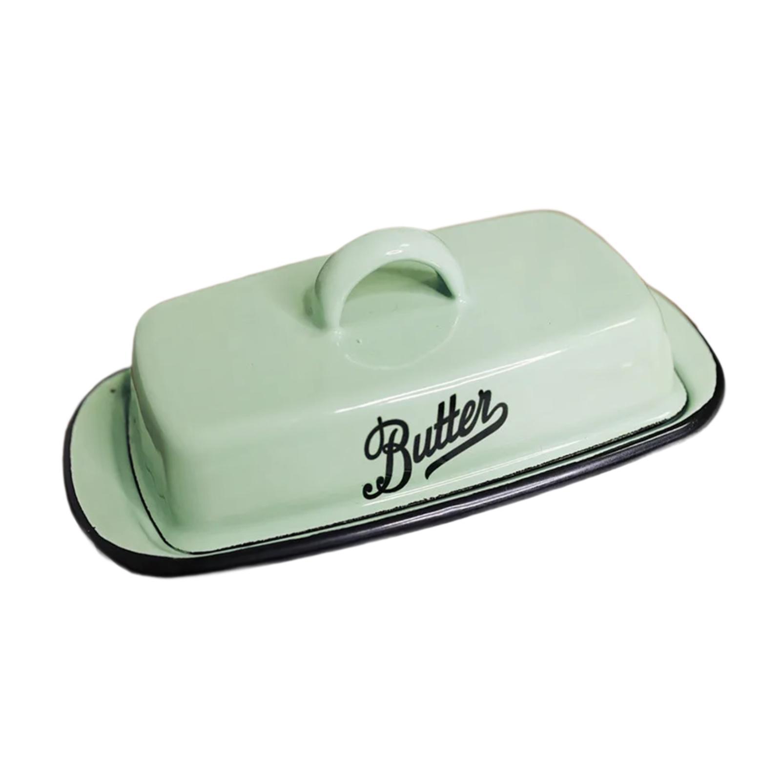 Meal Prep Bowl - Modern Ceramic Butter Tray with Lid