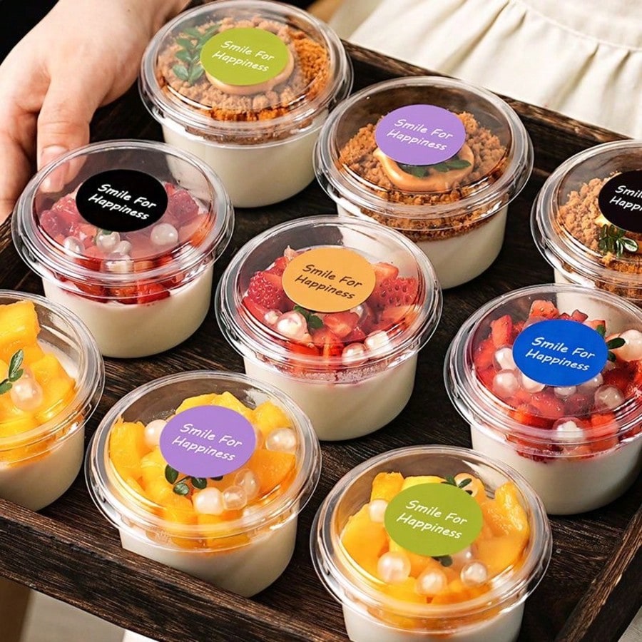 50/100PCS 250ML Disposable Pla - Sauce Dipping Cup ulasan dan harga