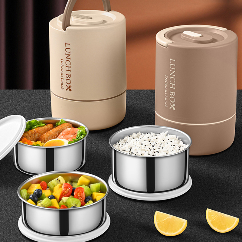 4pcs set Portable Lunch Contai - Meal Prep Bowl ulasan dan harga