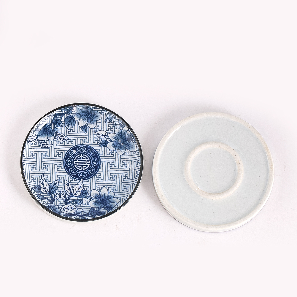 Vintage Round Chinese Blue and - Sauce Dipping Cup ulasan dan harga