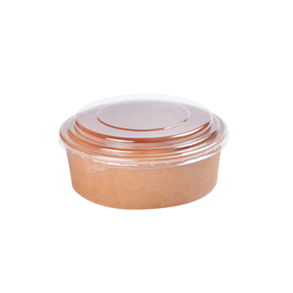 20pcs Kraft Paper with Lid Dis - Meal Prep Bowl ulasan dan harga