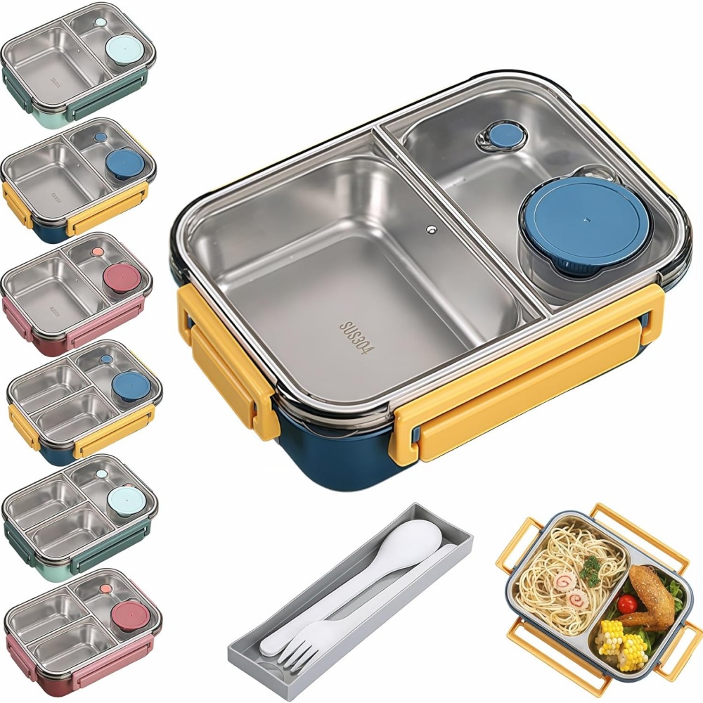 850ml Portable Lunch Boxes for - Meal Prep Bowl ulasan dan harga